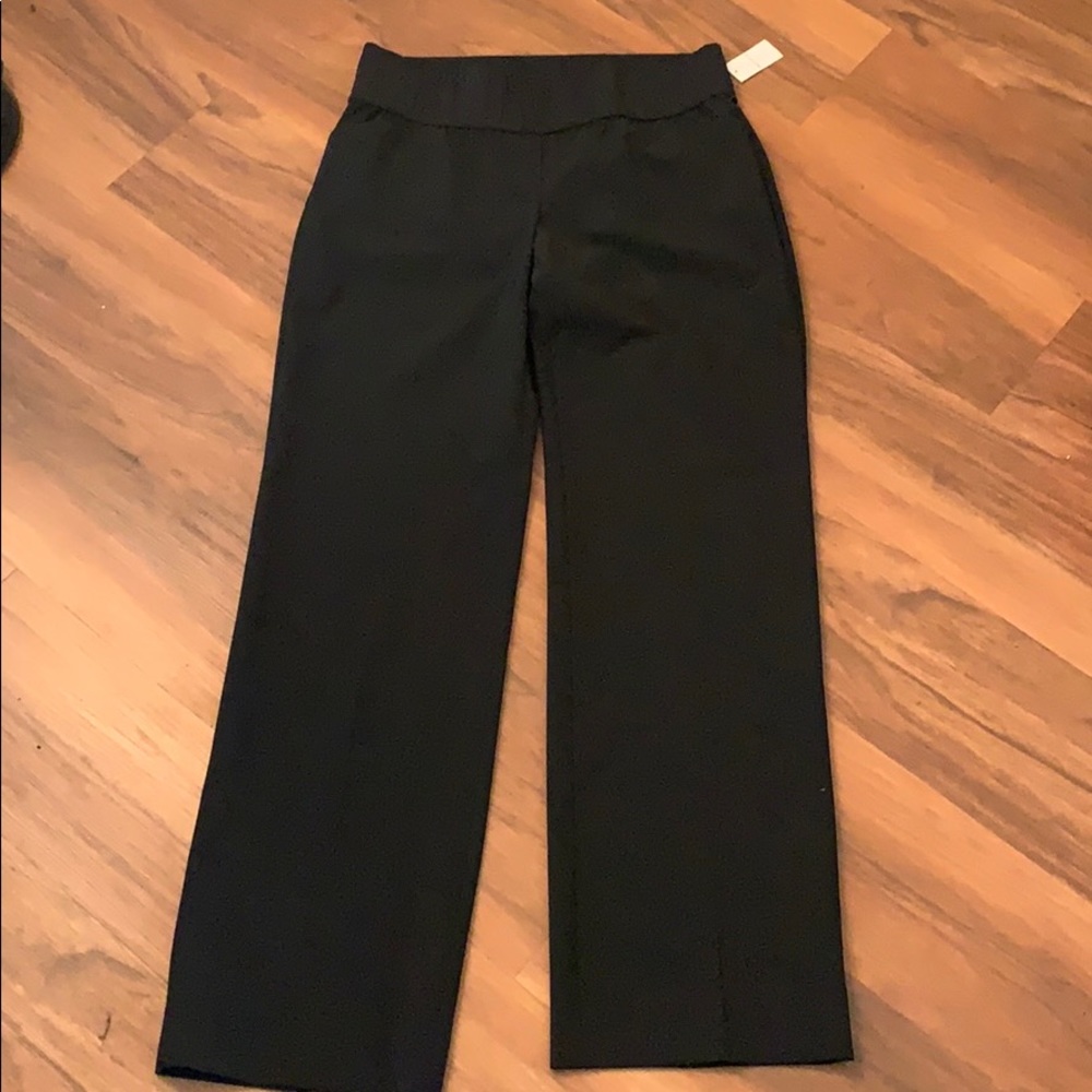 HostPick Gap maternity black‎ flare modern trouser pants